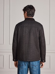 Maro - Signature Abraham Moon Wool Jacket With Cord Collar - Imaginea 3 din 10