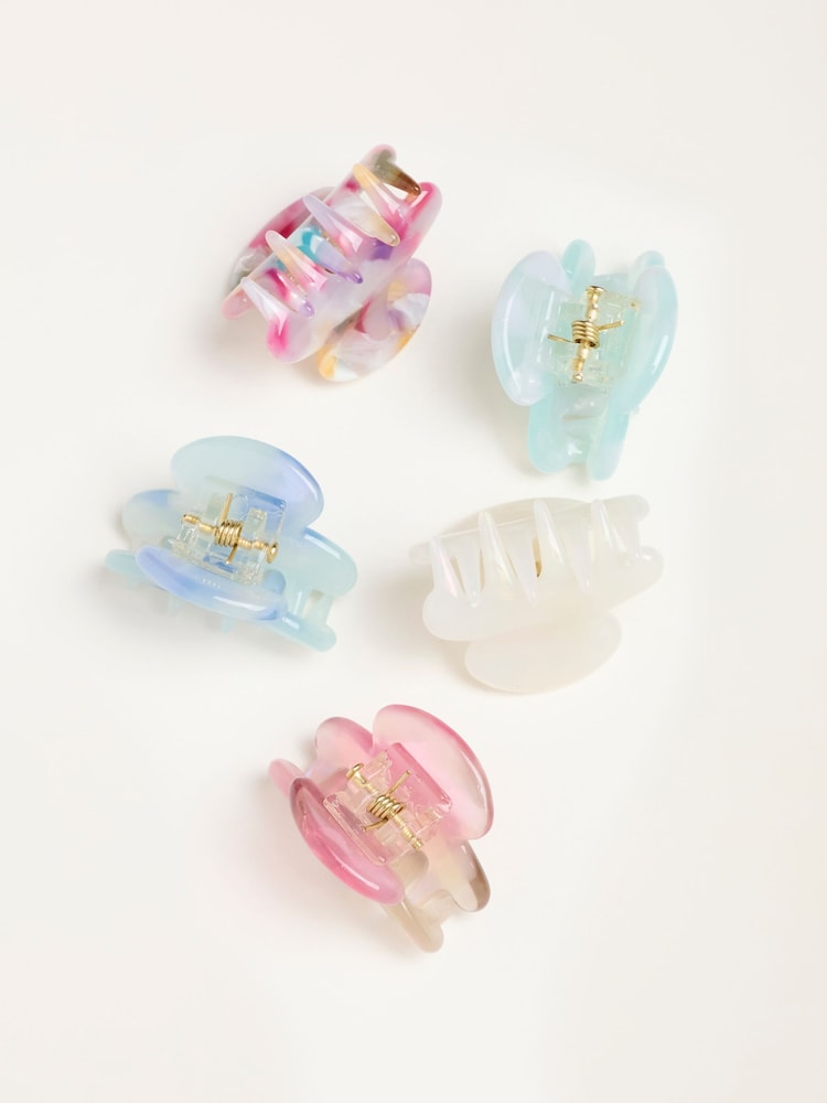 FatFace Multi 5 Pack Mini Clips - Image 2 of 2 FatFace Multi 5 Pack Mini Clips - Image 2 of 2