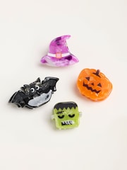FatFace Multi 4 Pack Halloween Claw Clips - Image 1 of 2