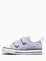 Converse Purple Chuck Taylor All Star Lace 2V Trainers - Image 4 of 7