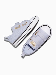 Converse Purple Chuck Taylor All Star Lace 2V Trainers - Image 7 of 7
