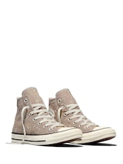Converse Natural Chuck Taylor All Star Paisley Pop High Trainers - Image 4 of 5