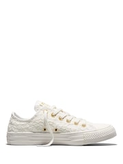 Converse White Chuck Taylor All Star Lace Low Trainers - Image 1 of 6