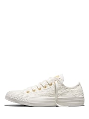 Converse White Chuck Taylor All Star Lace Low Trainers - Image 2 of 6