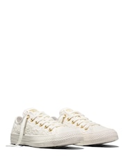 Converse White Chuck Taylor All Star Lace Low Trainers - Image 4 of 6
