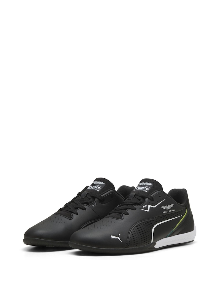 Puma Black Puma X Aston Martin Aramco F1 Team Drift Cat 11 Low Sneakers Unisex - Image 1 of 6