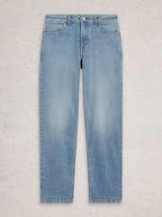 White Stuff Blue Taylor Straight Jeans - Image 5 of 6