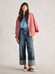 藍色 - White Stuff Bailey Straight Turn Up Jeans - 圖片 3/6