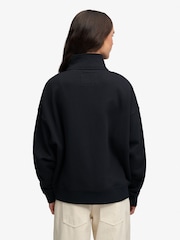 Синій - Superdry Signature Embroided Oversized Sweat Top - Image 3 of 7