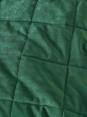 Brooklyn Quilted Velvet Duvet Cover and Pillowcase Set - Imagen 3 de 4