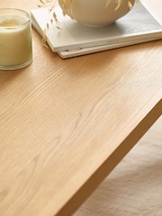 Julian Bowen Natural Oak Effect Haddon Coffee Table - Image 5 of 6