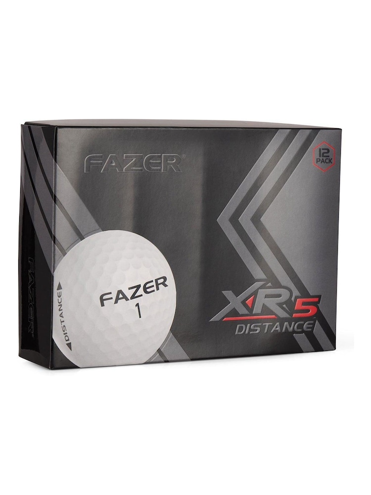 Fazer 12 Pack White XR5 Distance Golf Balls - Image 1 of 5