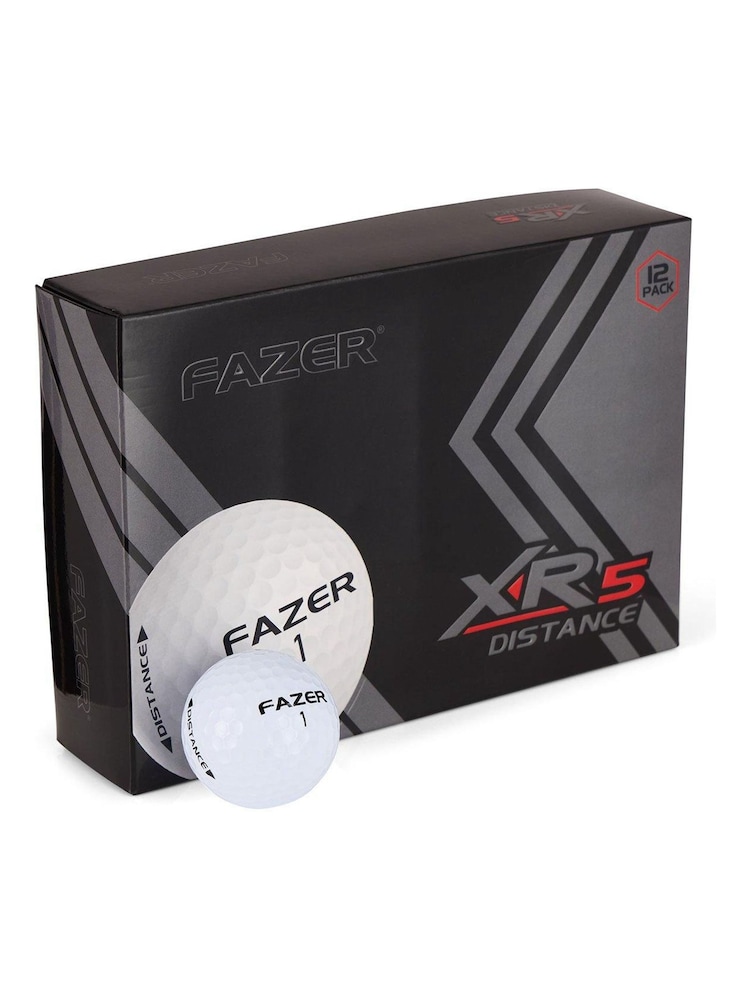 Fazer 12 Pack White XR5 Distance Golf Balls - Image 2 of 5