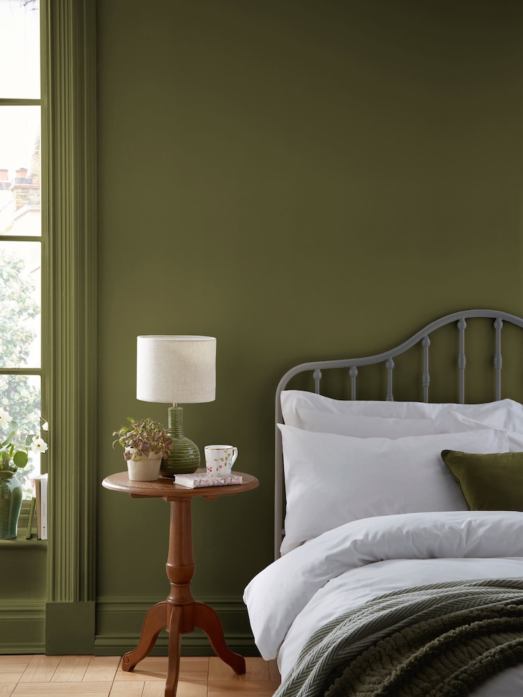 Laura Ashley Olive Matt Emulsion Peel & Stick Paint Sample - Image 1 of 4 Laura Ashley Olive Matt Emulsion Peel & Stick Paint Sample - Image 1 of 4