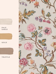 Laura Ashley Pale Sable Lingmell Trail A4 Wallpaper Sample - Image 4 of 4