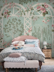 Laura Ashley Eau de Nil Arlingham Gardens A4 Mural Sample - Image 1 of 5