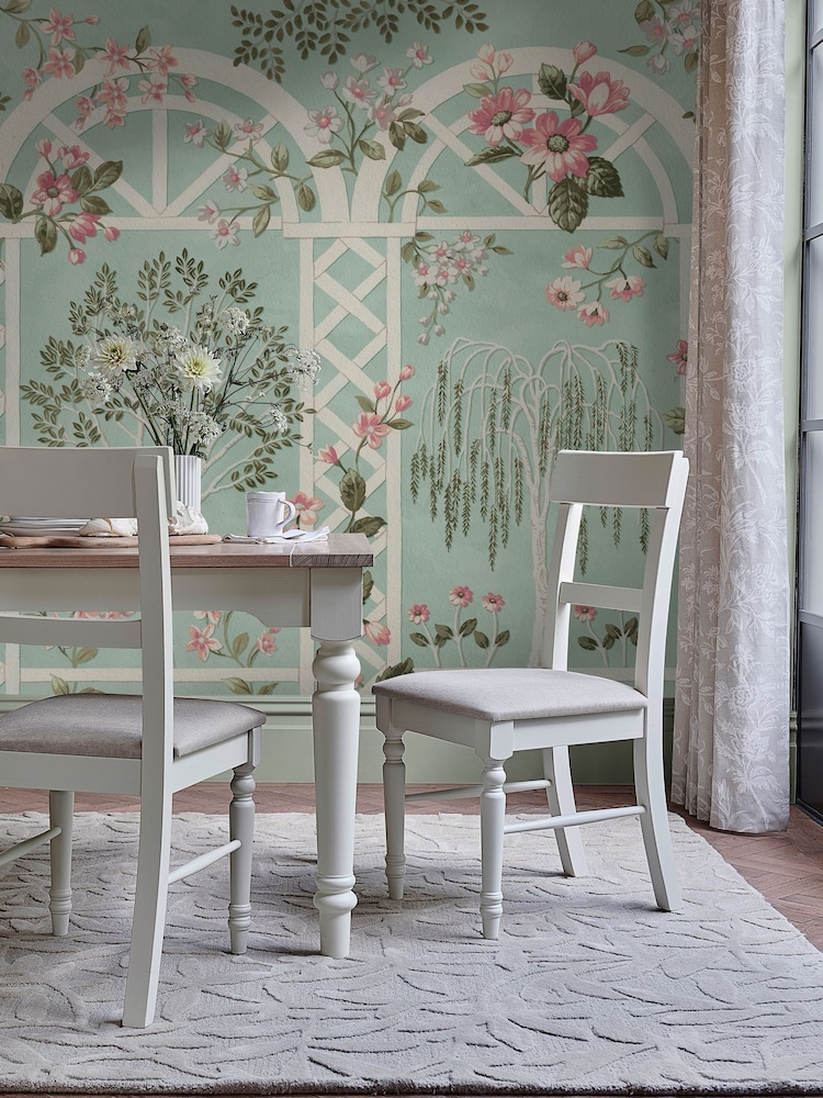 Laura Ashley Eau de Nil Arlingham Gardens A4 Mural Sample - Image 5 of 5