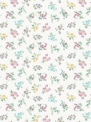 Laura Ashley Multi Keeleigh Posy A4 Wallpaper Sample - Image 2 of 4