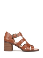 Vionic Brown Marcella Regular Fit Arch Support Sandals - Image 1 of 7
