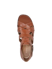 Vionic Brown Marcella Regular Fit Arch Support Sandals - Image 6 of 7