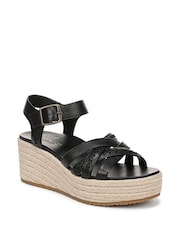 Vionic Black Dana Regular Fit Arch Support Espadrilles - Image 3 of 7