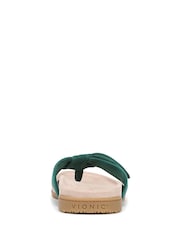 Grön - Vionic Wide Fit Arch Support Toe Post Sandals - Bild 6 av 7