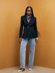 River Island Cinched Waist Structured Blazer - Bild 3 von 4