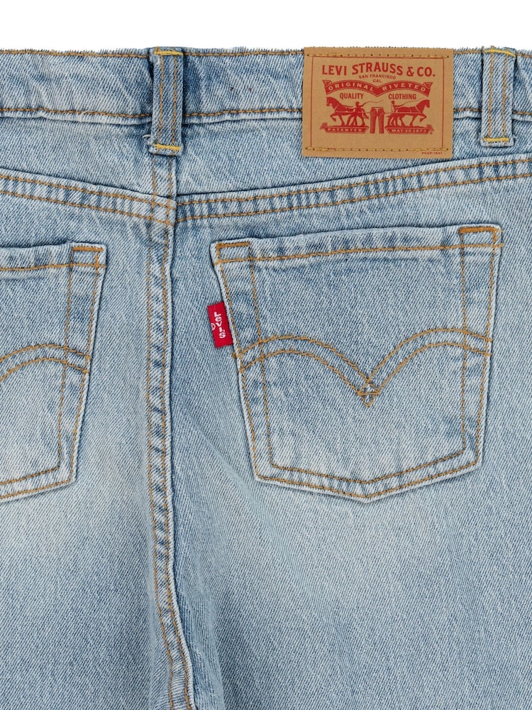 Levi's® Blue High Rise Baggy Barrel Jeans - Image 4 of 4 Levi's® Blue High Rise Baggy Barrel Jeans - Image 4 of 4