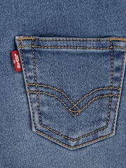 Levi's® Blue Baby Denim Dungarees - Image 4 of 5