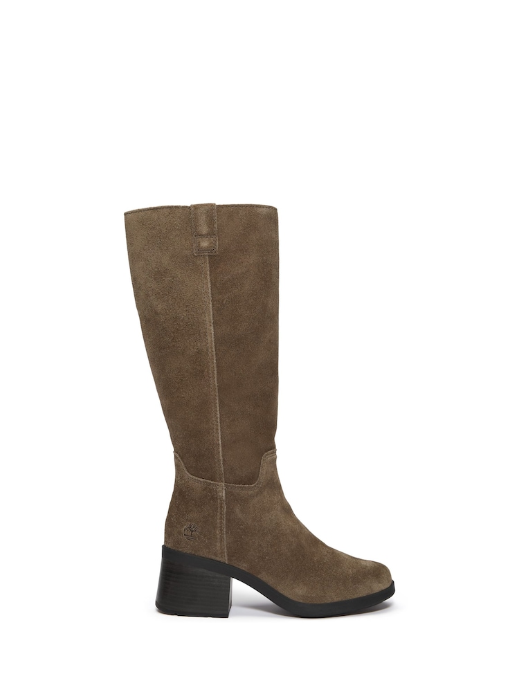 Timberland Brown Bellevaux Tall Zip Up Boots - Image 1 of 8 Timberland Brown Bellevaux Tall Zip Up Boots - Image 1 of 8