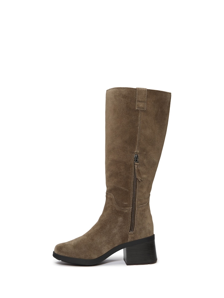 Timberland Brown Bellevaux Tall Zip Up Boots - Image 2 of 8 Timberland Brown Bellevaux Tall Zip Up Boots - Image 2 of 8