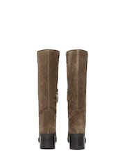 Timberland Brown Bellevaux Tall Zip Up Boots - Image 6 of 8