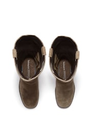 Timberland Brown Bellevaux Tall Zip Up Boots - Image 7 of 8
