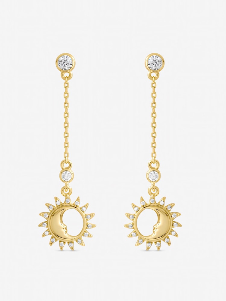Inicio Mother of Pearl Sun Earrings - Imaginea 1 din 4