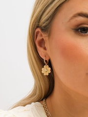 Inicio Diamond Cut Clover Earrings - Afbeelding 2 van 3
