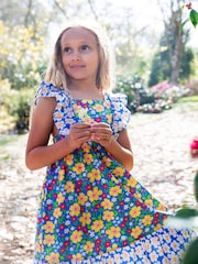 Frugi Audrey Blue Dress - Image 1 of 5