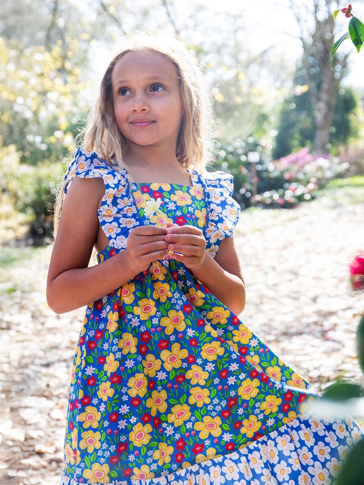 Frugi Audrey Blue Dress - Image 1 of 5 Frugi Audrey Blue Dress - Image 1 of 5