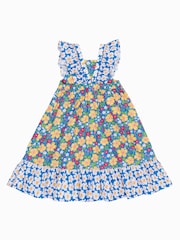 Frugi Audrey Blue Dress - Image 3 of 5
