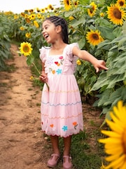 Frugi Pink Marion Party Dress - Image 1 of 6