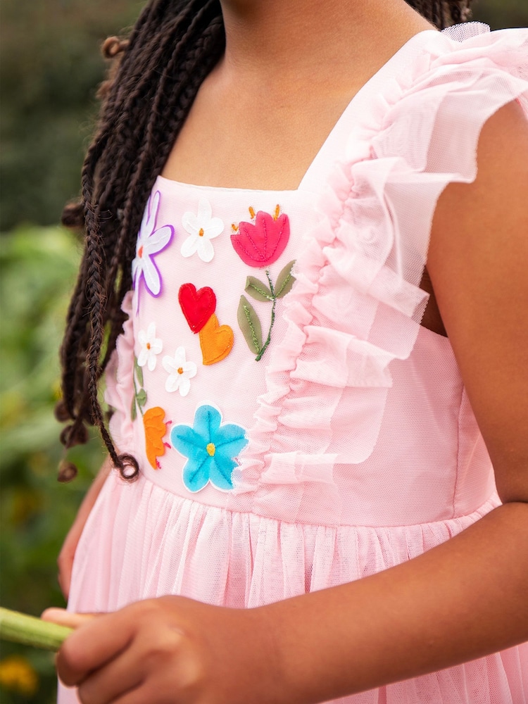 Frugi Pink Marion Party Dress - Image 2 of 6
