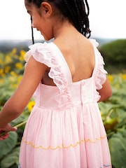 Frugi Pink Marion Party Dress - Image 3 of 6