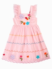 Frugi Pink Marion Party Dress - Image 4 of 6