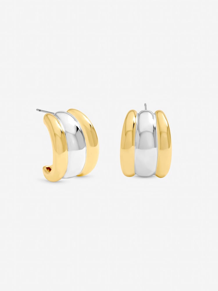 Inicio Tripple Row Hoop Earrings Gift Pouch - Imaginea 1 din 2