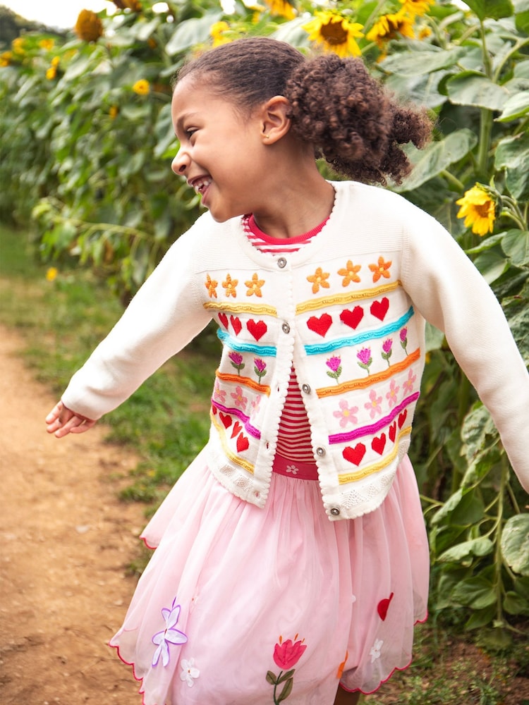 Frugi Pink Calla Cardigan - Image 1 of 5 Frugi Pink Calla Cardigan - Image 1 of 5