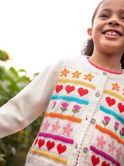 Frugi Pink Calla Cardigan - Image 2 of 5