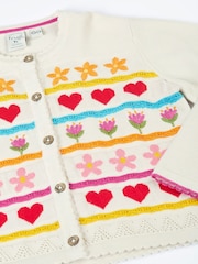 Frugi Pink Calla Cardigan - Image 4 of 5
