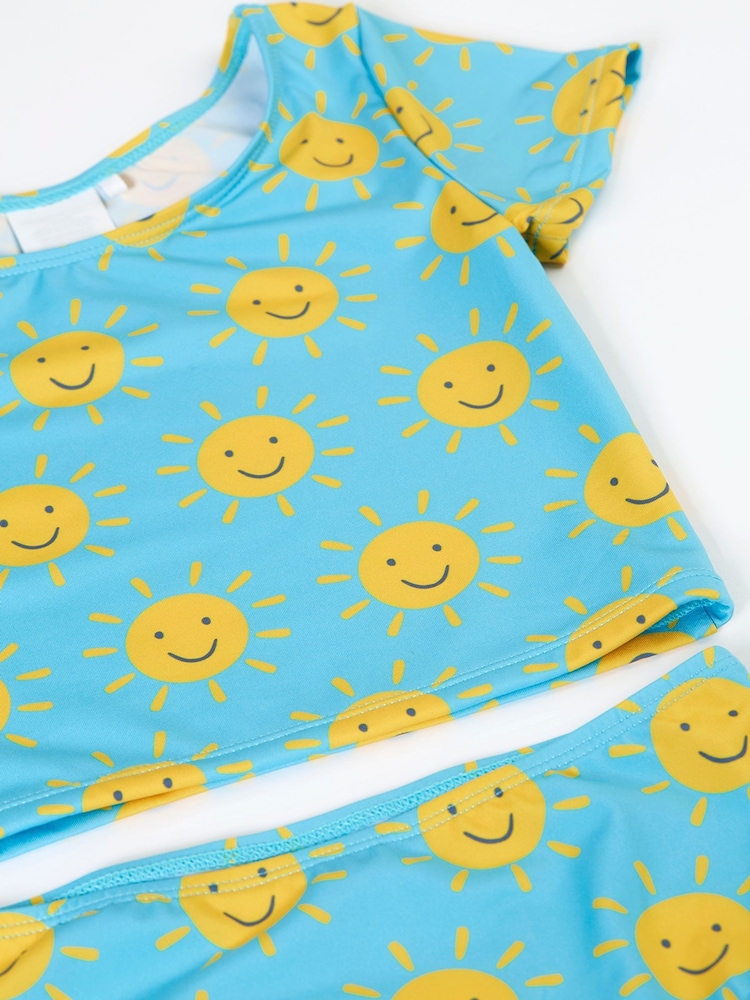 Frugi Blue Talia Tankini - Image 2 of 4