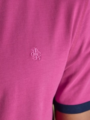 Joules Rugby Club Pink Crew Neck Cotton T-Shirt - Image 6 of 7