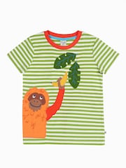 Frugi Green Sid Circular T-Shirt - Image 2 of 4