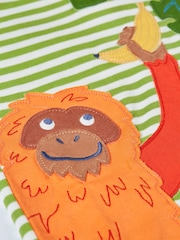 Frugi Green Sid Circular T-Shirt - Image 4 of 4